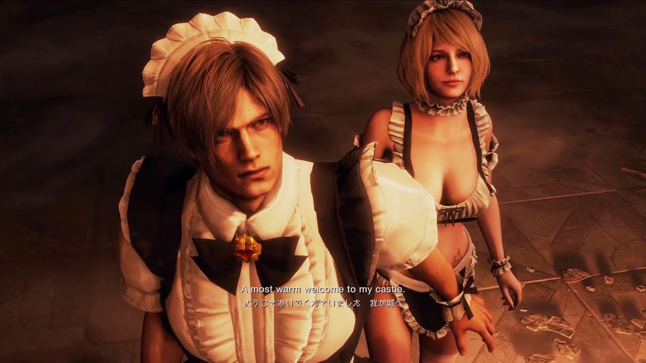 Maid Ashley & Leon - Resident Evil 4 Remake 