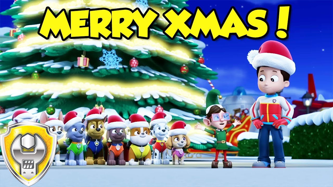 Merry Christmas From Rubble! 🎄 | Rubble - Paw Patrol | Cartoons for Kids