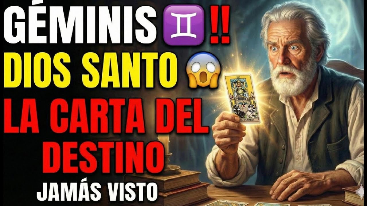 GÉMINIS ♊‼️ DIOS SANTO 😱 ME DESMAYÉ AL VER TU FUTURO! SAN MIGUEL ARCÁNGEL GRITÓ 😭 JAMÁS EN 40 AÑOS