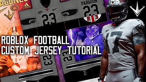 ROBLOX Paragon23 My Custom Jersey Tutorial