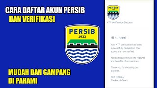 Cara Daftar Akun Persib U0026 Verifikasi Akun Persib Gdanang Banget 