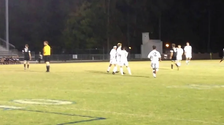 Soccer: Tim Anglim scores from outside the box