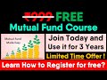 Free Mutual Fund Courses Worth Rs. 999 from Elearnmarkets | Limited Time Offer  | Anil Kumar Verma