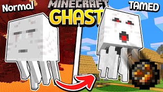 How to tame a GHAST in Minecraft?