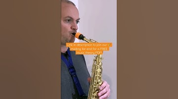 Getting a sound on saxophone - beginner saxophone course 🎷