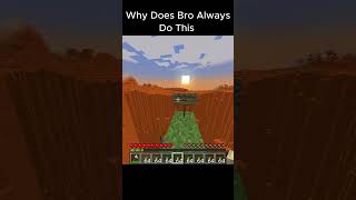 Why Does he ALWAYS DESTROY EVERYTHING #minecraft #gaming #memes #entertainment #funny