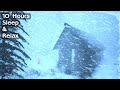 RUTHLESS ALASKAN WINTER with HEAVY BLIZZARD and SNOW STORM SOUNDS for Sleeping 2025 #winterstorm