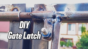 The EASIEST DIY Gate Latch with Lock!