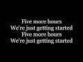 Deorro x Chris Brown - Five More Hours ( lyrics )