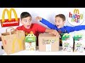 Trs belle surprise mcdonalds  dgustation menu happy meal 