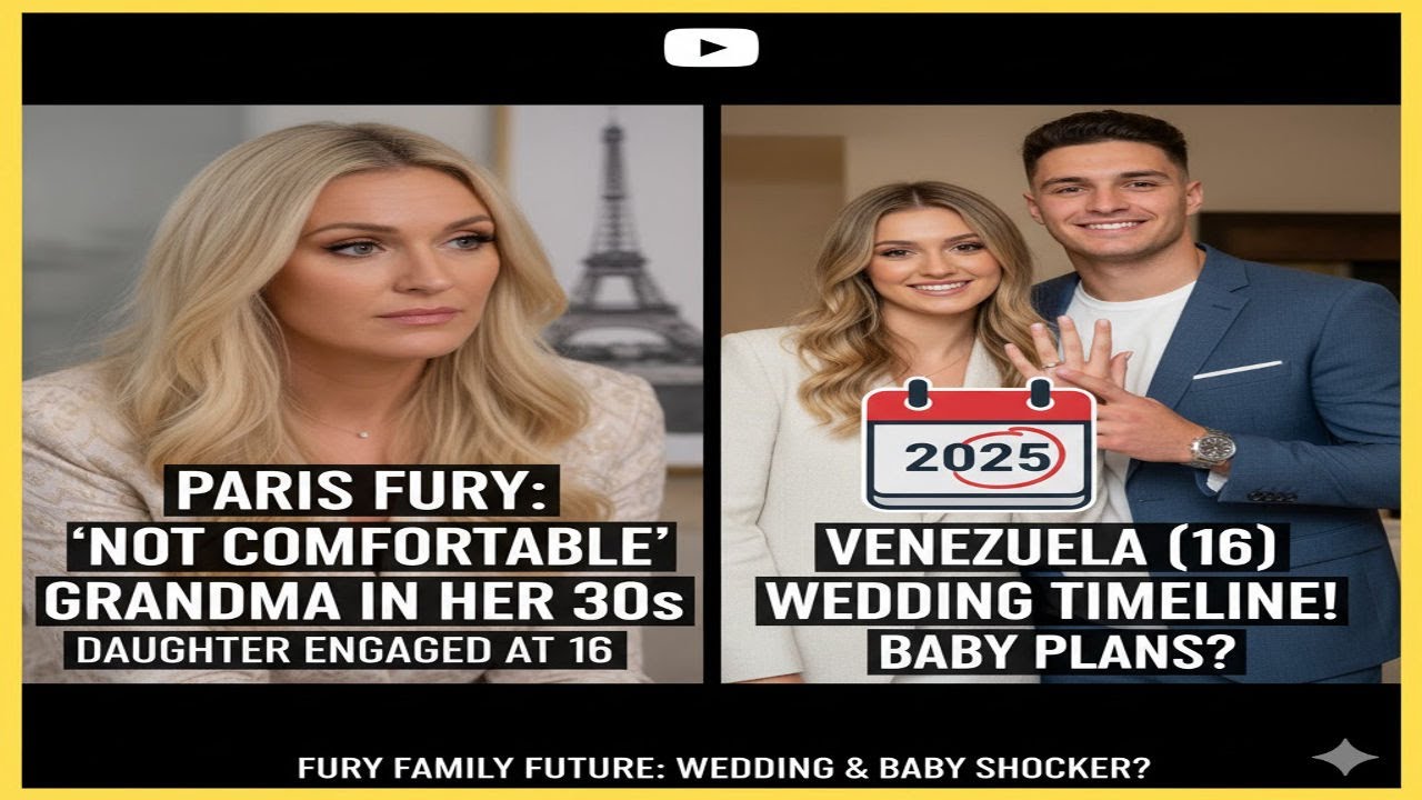 Paris Fury Reacts to Daughter Venezuela's Engagement at 16 | "Not Ready to Be a Grandma!"