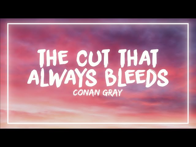 Conan Gray - The Cut That Always Bleeds (Lyrics) class=