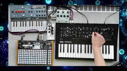 Electronic perfomance with Synthstrom Deluge, Korg Minilogue XD, Arturia Microfreak