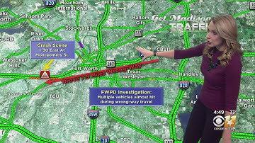 Wrong-Way Crash Shuts Down I-30 In Fort Worth
