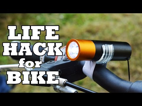 Bike Flashlight Holder - LifeHack