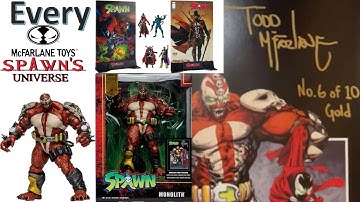 *see newer video* Every McFarlane Toys Spawn Universe Comparison List Action Figures  Page Punchers