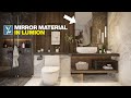 How to Make a Mirror Material in Lumion #Shorts