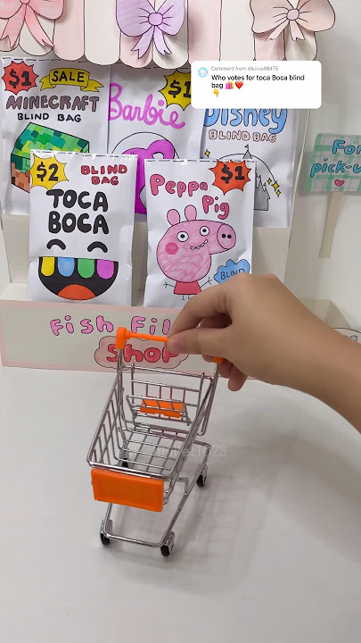 Let’s buy another blind bag that i made from my shop that i also made using the money that i made