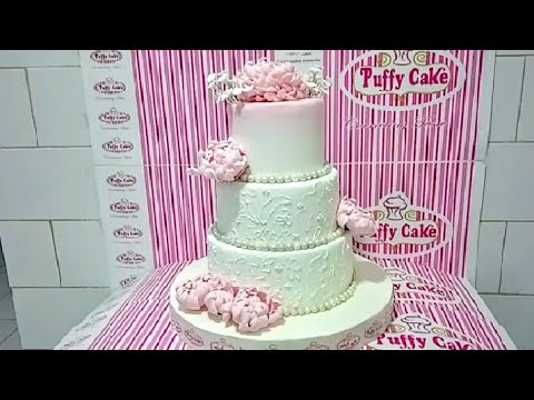 "wedding-cakes"-with-pink-peonies-fondant-design-ideas