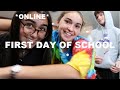 my first day of junior year (online)...
