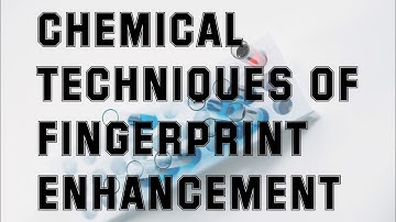 Chemical Techniques of Fingerprint Enhancement || Iodine Fuming Development || Fingerprint evidence