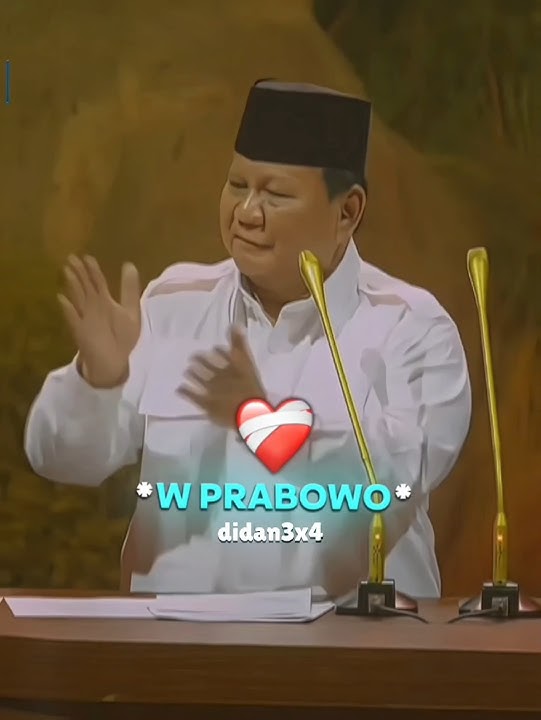W Prabowo ❤️‍🩹🌷 #prabowo #meme#wspeed #edit #fyp