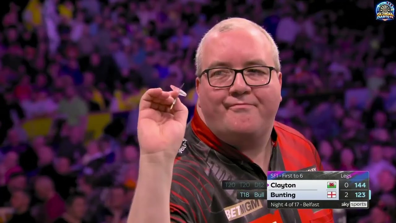 Stephen Bunting vs Jonny Clayton Premier League - Night 4 - Semi-finals