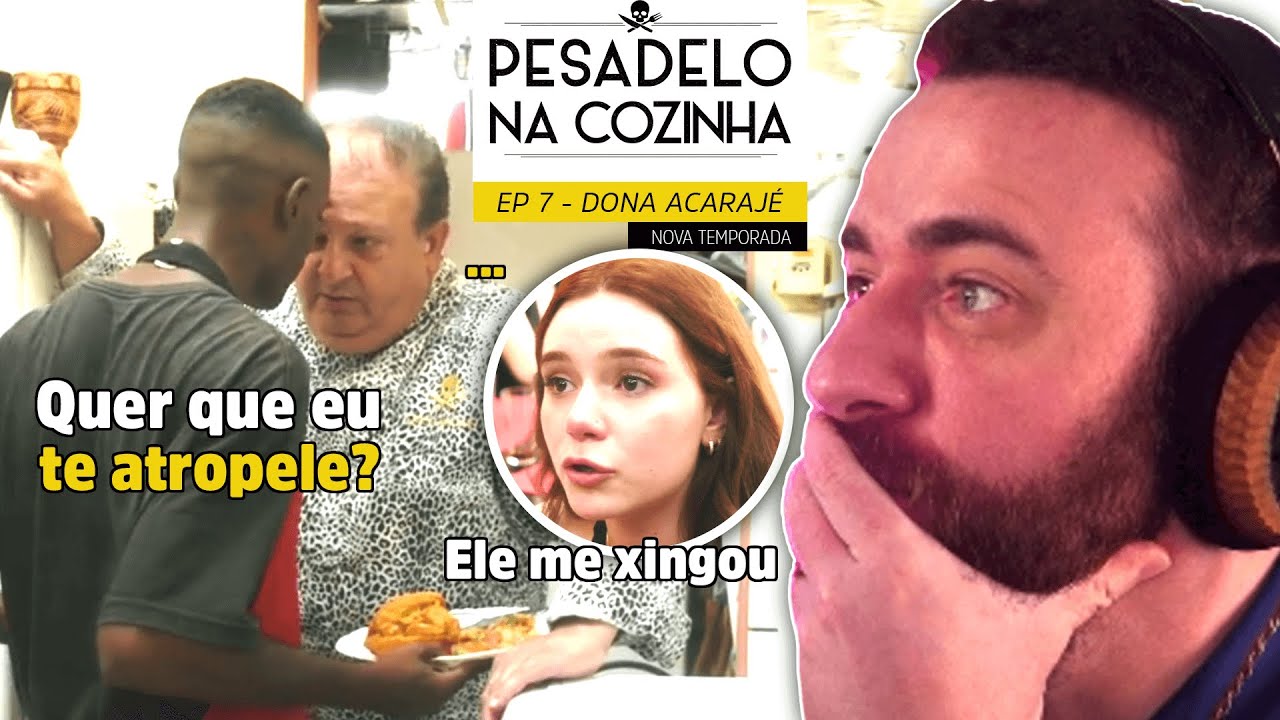 O GARÇOM PARTIU PRA CIMA DO JACQUIN - (Pesadelo na Cozinha)