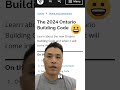 2024 Ontario Building Code Out 2024 Ontario Building Code Out