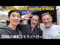 ZEGNAのショーで共演したイケオジモデル達とミラノで再会しました/10日間の撮影