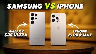 Galaxy S25 Ultra vs iPhone 16 Pro Max – The Ultimate 2025 Flagship Showdown!