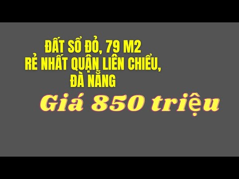 Đất sổ đỏ 79m2  rẻ nhất quận Liên Chiểu, Đà Nẵng -0919738311