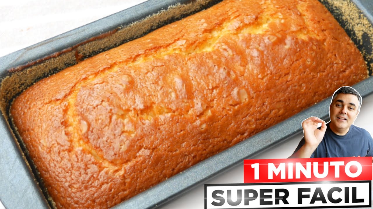 El BIZCOCHO de NARANJA que REVOLUCIONARÁ tus postres 🤩🍊 ¡Solo 1 MINUTO y es irresistible!🍰😍