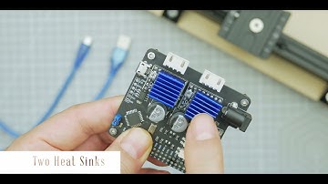 Dual Step Motor Controller HAT Wit Single Power Supply