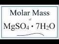 Molar Mass of Magnesium Compounds