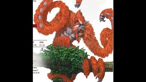 New D&D Aberration- The Arboreal Grappler From Tome of Beasts | Dungeons and Dragons Monsters