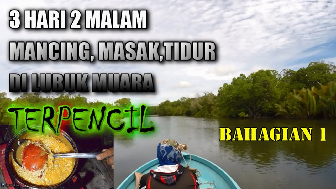 Ketam nipah kena pancing langsung masak maggie ketam