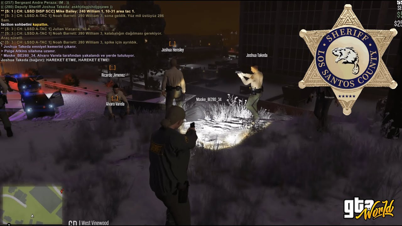 [GTAWorld.tr] Siyah Buffalo üzerinde Agresif Takip