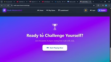 CS50 Final Project - Add & Minus Challenge Game