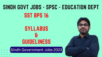 spsc sst bps 16 syllabus | spsc sst test preparation #sst #spsc