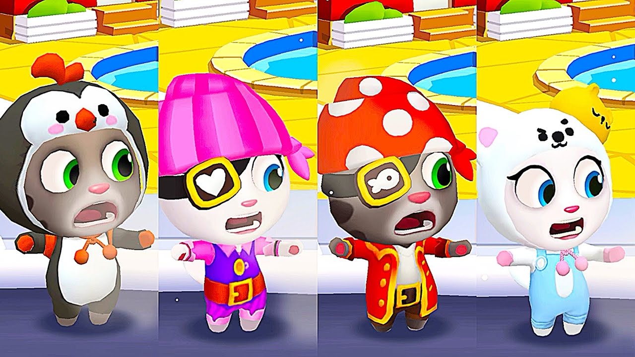 Funny Fails - Talking Tom Gold Run Gameplay | Talking Tom Gameplay 2026