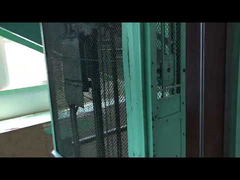 Vintage soviet traction elevator