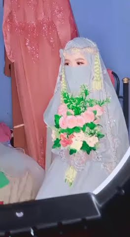 GAUN PENGANTIN SYARI BERCADAR TEH MIA