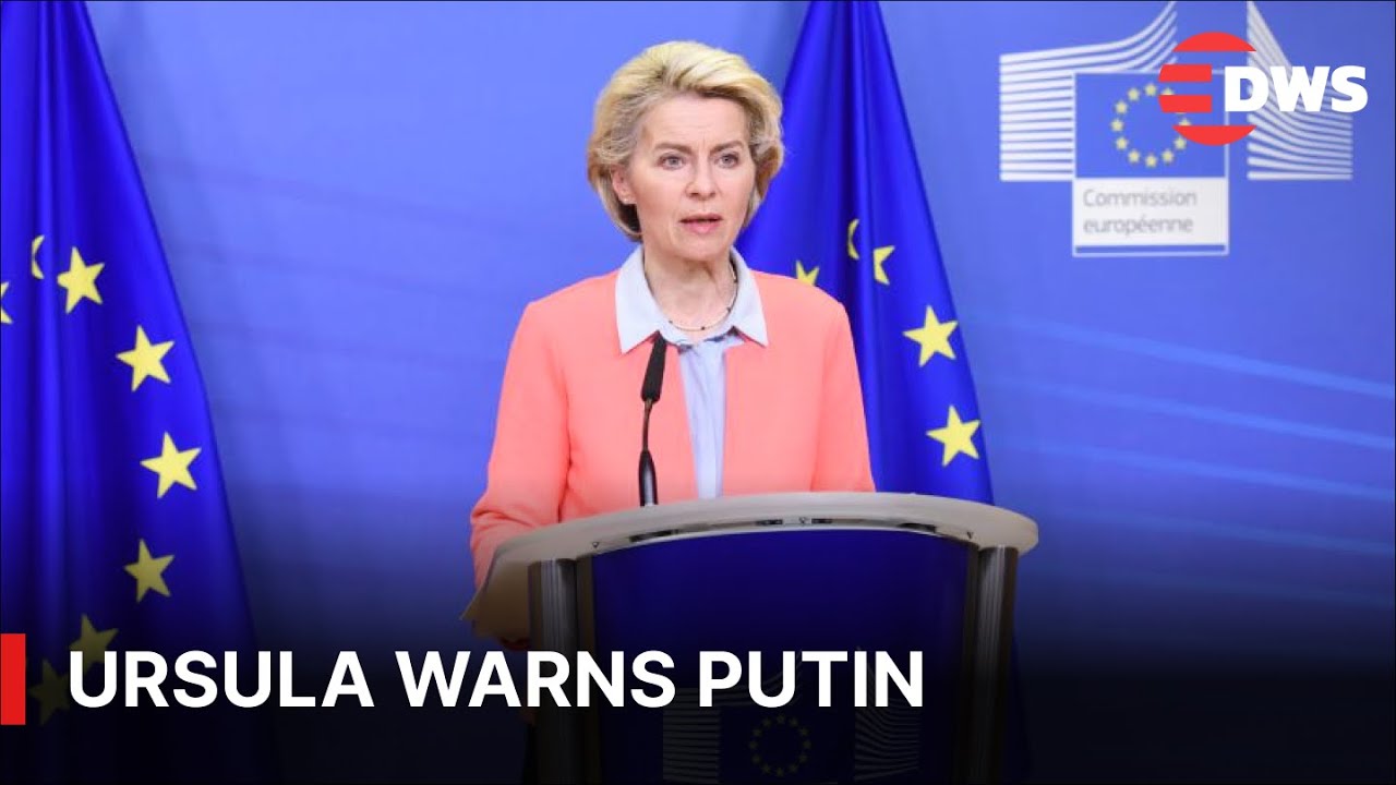 Full Statement: EU President Ursula von der Leyen WARNS Russia After Attack on Kyiv | AH1E