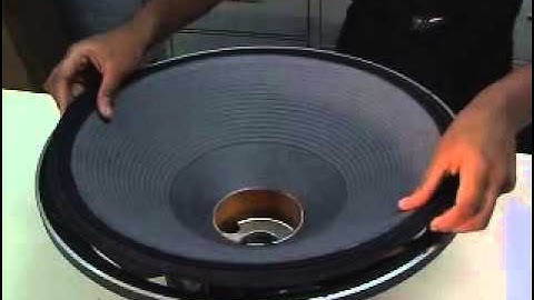 How To Recone Speakers