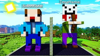 BALLOON HEAD SCULPTURE VS REVERSE MASK SCULPTURE - BalonCraft #245 - Minecraft