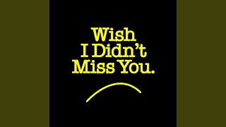 Wish I Didnt Miss You (Extended Mix)