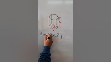 Area superficial de un prisma hexagonal de lado L📌Area de un prisma hexagonal🏆Millermatematicas