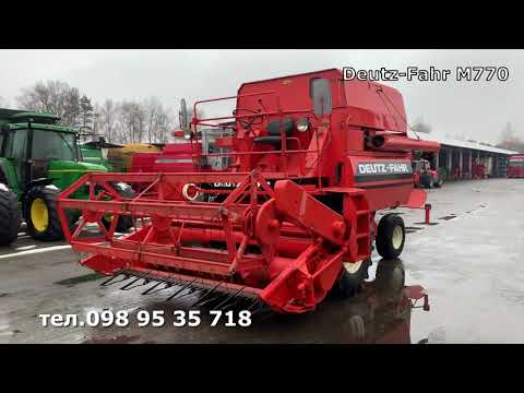 Мини комбайн Deutz-Fahr M 770 1981 - видео 1
