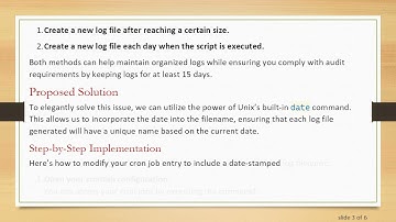 How to Append Logs with Unique Names Daily in Unix
